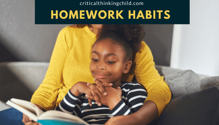 girl reading book with mom 